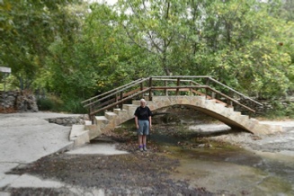 Kalamafka spring on the island of Crete