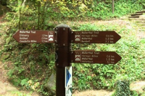 Signposts for the walking trails around Mullerthal.JPG Signposts for the walking trails around Mullerthal.JPG